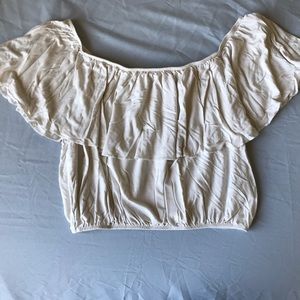 SOLD Off shoulder cropped top